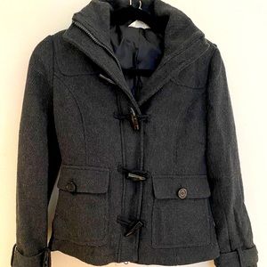 Dark grey coat jacket
